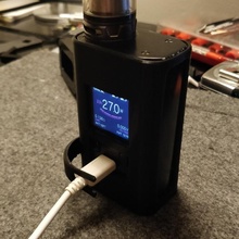fumo maestà Astuccio guaina caricabatterie titolare supporto svapare ricarica 3d print model - Mito3D