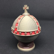 holy hand-grenade antioch gift box christian gold red religion movies bomb grenade comedy bunny brown killer orb montypython 3d print model - Mito3D