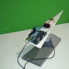 pov clock & garden arduino design electronics motor 3dprinting optics minimal arduinouno 3d print model - Mito3D