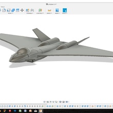 gêmeo motor jato lutador avião 3d print model - Mito3D