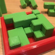 rompecabezas 1 juguetes juegos caja divertido juego pujar 3d print model - Mito3D