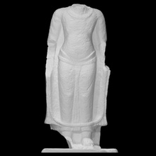 Buddha Stehen Scan Indien Mythologie Skulptur Statue Stein Religion 3dprint 3dscan Erbe Photogrammetrie kulturell 3d print model - Mito3D