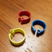 fu Ring Spielzeuge Spiele Marker Hähnchen hner 3d print model - Mito3D