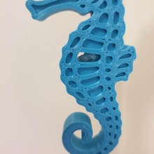 seahorse pull cord pullcord 3d print model - Mito3D