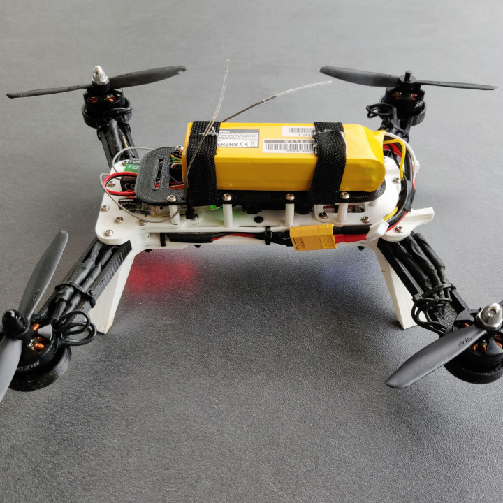 dayanıklı yarış Uçan göz Quadcopter gadget'lar elektronik fpv rc drohne 3D print model - Mito3D