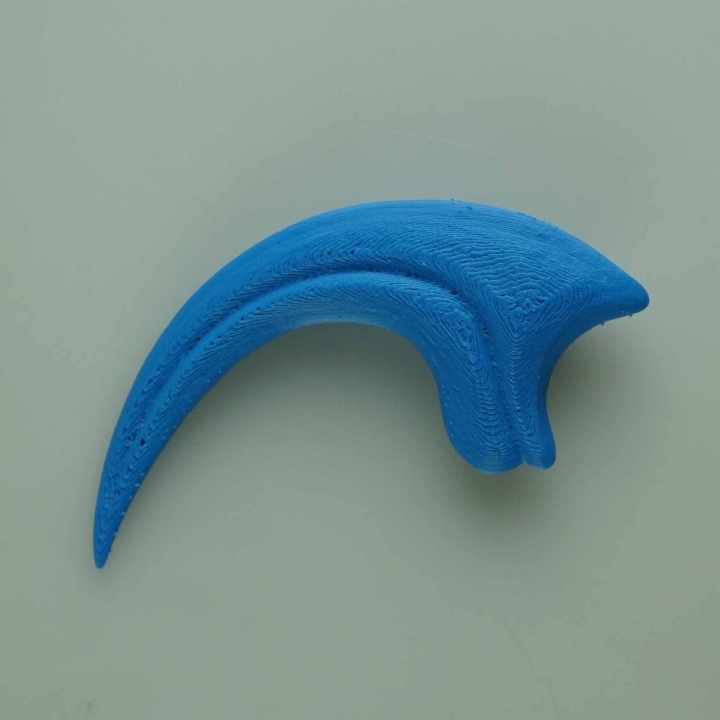 velociraptor pençe eğitim claw dinosaure 3D print model - Mito3D