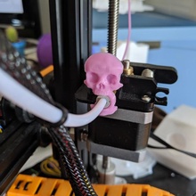 Bowden tubo acortar cráneo divertido horror 3dprinter potenciar bowdentube 3d print model - Mito3D