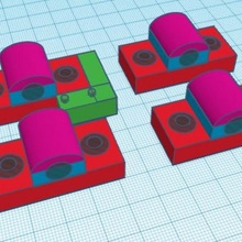 anet a8 y-rod bracket set build 3d printer 3d print model - Mito3D