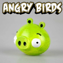 minion pig angry birds giochi giocattoli iphone app mac samsung videogame uccelli male arrabbiato angrybirds piggies brutto 3d print model - Mito3D