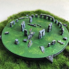 Stoneenge Antik İngiltere manzara taş tapınak şakak mabet ingiliz anıt uk ingilizce dönüm noktası kayalar kalıntılar Druid mini dünya gündönümü Britanya Henge miniworld3d 3d print model - Mito3D