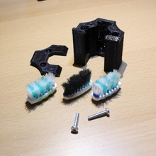 bicicleta cadena limpiador cepillo dientes versión limpieza ciclismo reciclar mtb mantenimiento 3d print model - Mito3D