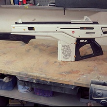 Kader Monte carlo kopya sahne Kostüm oyunu tabanca tüfek 2 3d print model - Mito3D