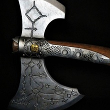 kratos axe god war props & cosplay prop viking replica 3d print model - Mito3D