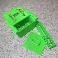 tofu prensa fácil comida cocina impresión herramienta elásticos elástico bandas 3d print model - Mito3D