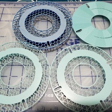 Customizável amostra carretel Construir 3d impressora filamento 3d print model - Mito3D