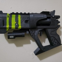 borderlands despenteado Harold pistola adereços cosplay jogos suporte borderlands2 3d print model - Mito3D
