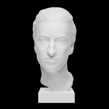 virginia wade scan bust face female head player portrait tennis british 3d print model - Mito3D