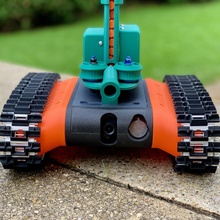 nerf dardo lanzacohetes fpv rover juguetes juegos cohete tanque vagabundo triciclo rc car dart tank 3d print model - Mito3D