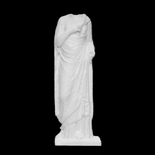 femmina statua scansione scultura donna calcare Italia Abiti drappeggiato himation Padova 3d print model - Mito3D