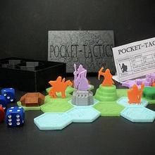pocket-tactics core set 5th edition tabletop board fantasy game games gaming medieval strategy wargames wargaming supportless boardgames boardgame hex pocket wargame meeples meeple tactics 3d print model - Mito3D