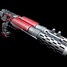 valerian blaster double barrel props & cosplay gun prop replica scifi 3d print model - Mito3D