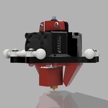 Rostock profesyonel e3d efektör delta v6 yazıcı Hotend Görünüşe yanardağ max 3d print model - Mito3D