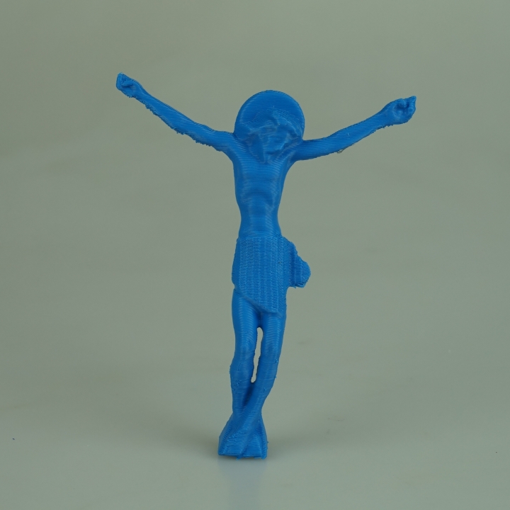 cristo medjugorje fan art croix jésus religion christ 3D print model - Mito3D