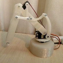 button presser - robot arm gadgets & electronics arduino servo wireless bluetooth machines 3d print model - Mito3D