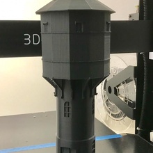 demiryolu Su kule langaa Danimarka Eğitim 3d print model - Mito3D