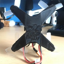 flite test gremlin battery sheild gadgets & electronics drone flitetest skidplate 3d print model - Mito3D