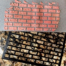 stencil - bricks craft painting papercraft 3d print model - Mito3D
