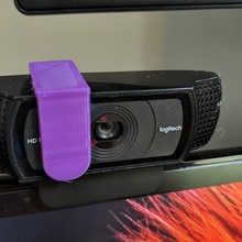 externo rede cam cobrir bainha Logitech Webcam 3d print model - Mito3D