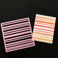 pochoir stripey Bande jouets Jeux art artisanat peinture rayures papercraft 3d print model - Mito3D