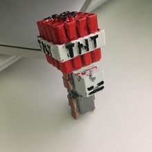 tnt yeeter Minecraft giocattoli Giochi decorazione figura figurine reddit arredamento tntminecraft minecraftnt tntyeeter minecrafttoy minecraftfigure 3d print model - Mito3D