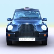 2007 london taxi cab 2008 2009 2010 3d am britain british cabby car city fast lower lowpoly lti model poly real realtime time town traffic transport tx4 urban vehicle 3d print model - Mito3D