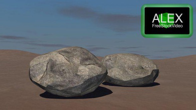 2 stones item nature 3d print model - Mito3D