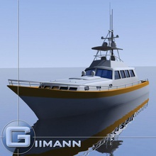 07zip 3d tekne 07 zip balık giimann model motorbot Motoryat ek kurtarma nakliye spor sitede gemi deniz yat 3d print model - Mito3D