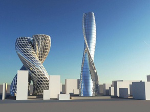 3d fütüristik gökdelenlerin Sahne 2 model mimarlık bina şehir ticari tasarım fi gelecek ev endüstriyel modern namk07a3 ofis sahne sci gökdelen sokak kule 3d print model - Mito3D