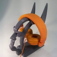 3d printable batman headset stand dc comics action figure display base marvel collectible toys 3dmodel accessories suporte de 3d print model - Mito3D