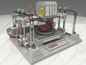 3d yazıcı bioprinter anatomi bio biyoloji biyoteknoloji ekipman hastane insan tıbbi model organ yazdırır bilim sistem nakli transplantology zhenya85 3d print model - Mito3D
