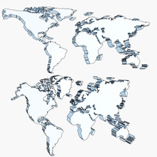 3d de los mapas del mundo antigüedades atlas latón la colección continentes tierra muebles geografía oro hemisferio casa mapa masinac modelo nasa océano edad planeta ciencia mar espacio alambre las mallas 3d print model - Mito3D