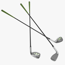 9 ferro golf club 3d molier 3ds palle corso di intrattenimento gioco il golfclub ha colpito internazionale max modello fotorealistico mettere putter realistici sandwedge sport stick swing vray 3d print model - Mito3D