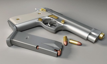 9mm taurus pt92 9mmtaurus bernaporto Kugel gun Modell Pistole Waffe 3d print model - Mito3D