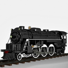 a1 locomotiva a vapore 2 4 6 alkarin animata dettaglio motore hd mentale modello il passeggero la ferrovia ray con treno veicolo 3d print model - Mito3D