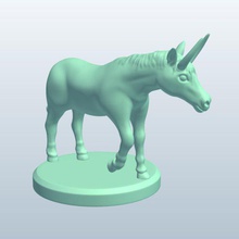 abada v1 mythical creatures printable lowpoly 3d print model - Mito3D