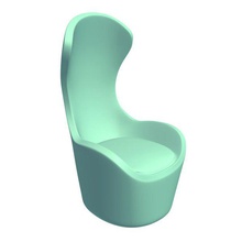 abstractchair v1 resumen presidente de la esfera rectángulo muebles imprimible lowpoly 3d print model - Mito3D
