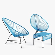 acapulco poltrona con pouf architettura atom la sedia chaise il design esterno arredamento mobili innit interni longue modello ottomano all'aperto soskan vray 3d print model - Mito3D