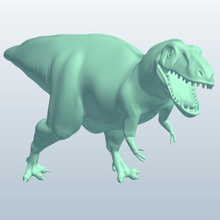 acrocanthosaurus v1 dinozorlar yazdırılabilir lowpoly 3d print model - Mito3D
