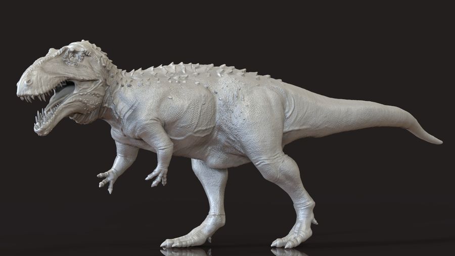 acrosaurus model dinosaur animal carnivore dinosaurs gragon jaws lizards obj paleontology polygonal predator reptiles rex rig scienarts t theropod tyrannosaurus 3D print model - Mito3D