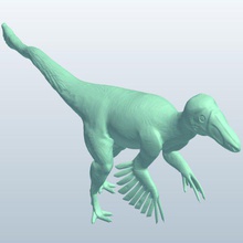 adasaurus v1 los dinosaurios imprimible lowpoly 3d print model - Mito3D